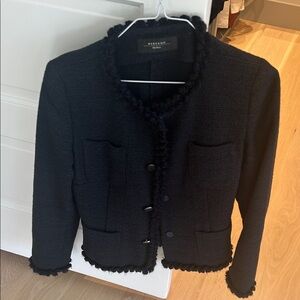 Weekend Max Mara Midnight Blue Bouclé Blazer